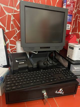 TPV IBM Touch con Cassetto Portamonete e Stampante