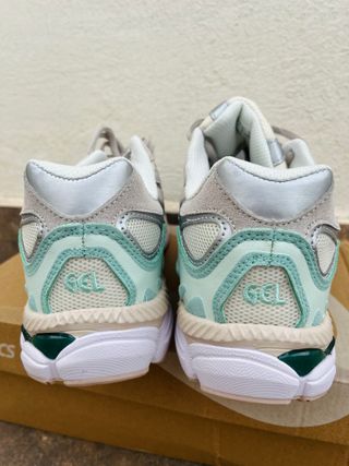 Zapatillas GEL-NYC Retro Running Gris/Verde Agua