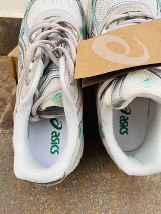 Zapatillas GEL-NYC Retro Running Gris/Verde Agua