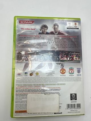 Videojuego Xbox 360 PES 2010