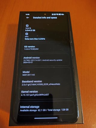 Xiaomi Poco F3 Nero 128GB