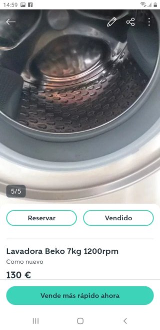 Lavadora Beko 7kg 1200rpm