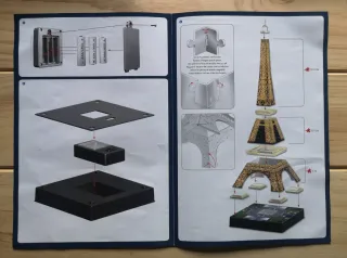 Puzzle 3D Torre Eiffel Night Edition 216 piezas