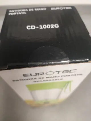 Batidora Portátil Recargable EURO-TEC