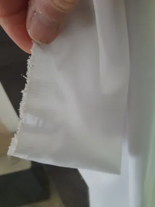 Tessuto cotone bianco latte