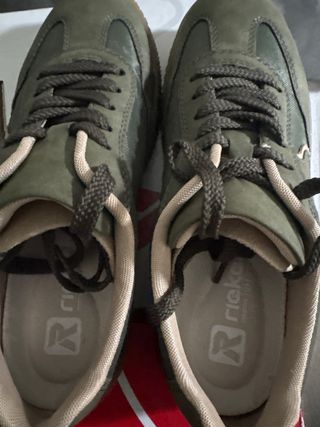 Zapatillas Rieker Mujer Marrón/Verde
