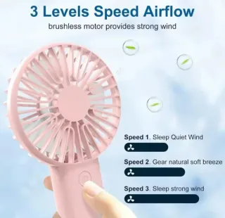 Ventilador Portátil USB + Batería