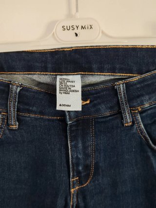 Jeans Skinny H&M Blu Scuro - Taglia M