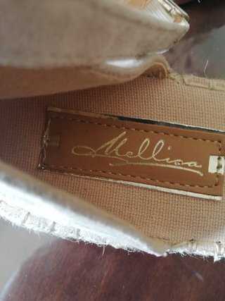 Espadrillas Melissa beige Tg 37
