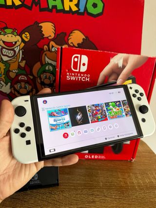 Nintendo Switch OLED con scatola completa + accessori