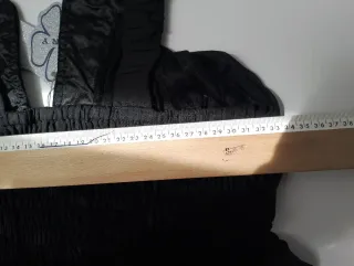 Vestido largo negro pedrería encaje T S-M