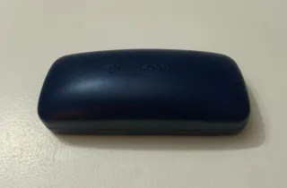 Funda de gafas Lacoste azul