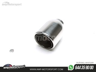 COLA DE ESCAPE REDONDA BORDE DOBLE 114MM