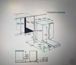 Lavavajillas Integrable AEG FSB34707Z C 14