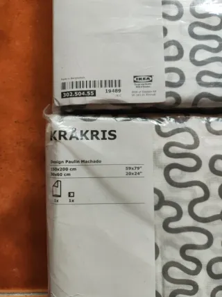 Funda Nórdica IKEA KRÅKRIS + Funda Almohada