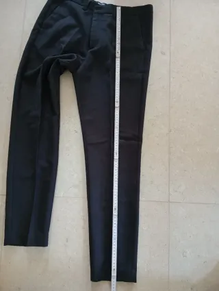 Pantaloni eleganti neri taglia 52