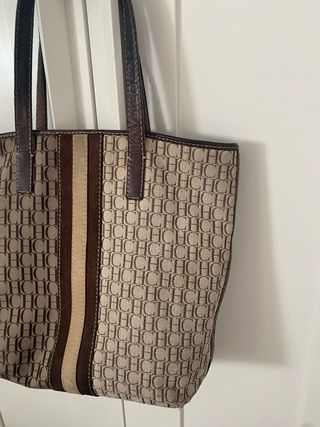 Bolso Carolina Herrera Shopping Beige/Marrón