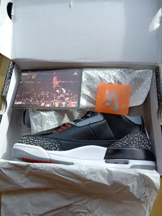 Jordan 3 Retro Negro Gris