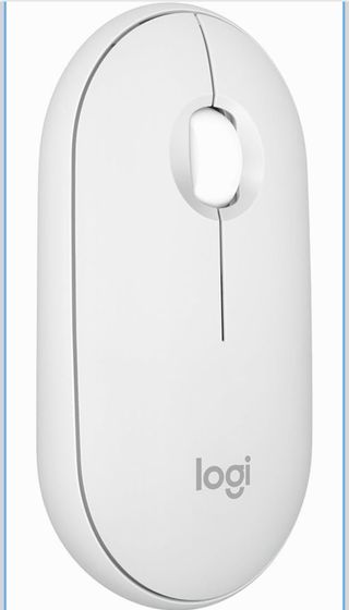 Ratón Logitech Pebble M350s Bluetooth Blanco