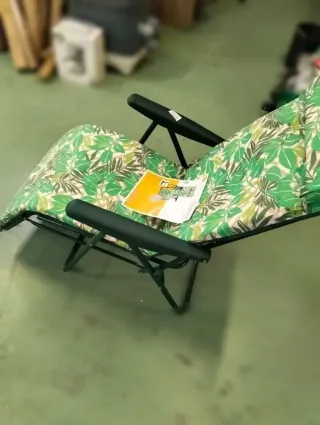 Tumbona Jardín Plegable Acolchada 5 Posiciones