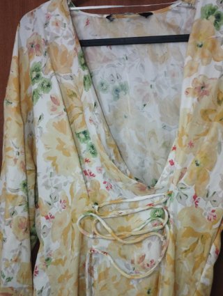 Vestido floral Zara talla única