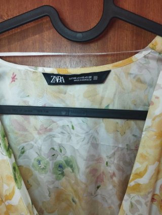 Vestido floral Zara talla única