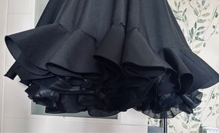 Traje de flamenca Sibilina negro para feria