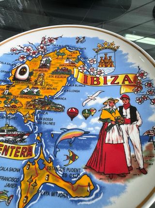 Plato decorativo Ibiza y Formentera