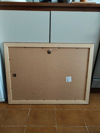 Quadro Mappa Oceano Vintage Riproduzione 1622