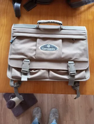 Samsonite Cartera Portafolios Tela Beige