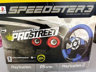 Volante NeedforSpeed Prostreet para PS2 PSone y PS
