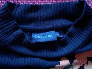 Jersey Desigual flores manga larga