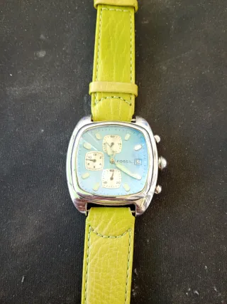 Orologio Fossil Donna Verde Argento