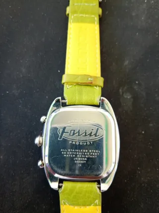 Orologio Fossil Donna Verde Argento