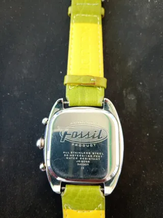 Orologio Fossil Donna Verde Argento