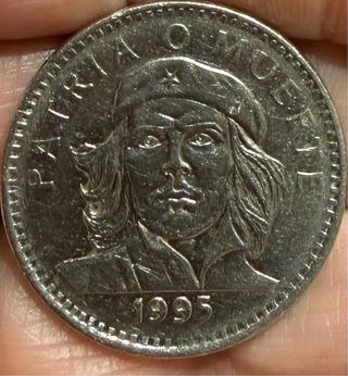 Moneda 3 Pesos Cuba 1995 Che Guevara