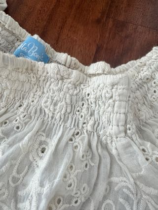 Abito Boho cotone bianco