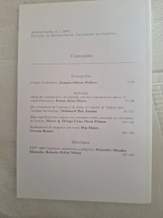 Set 5 libros de Matemáticas para la Universidad