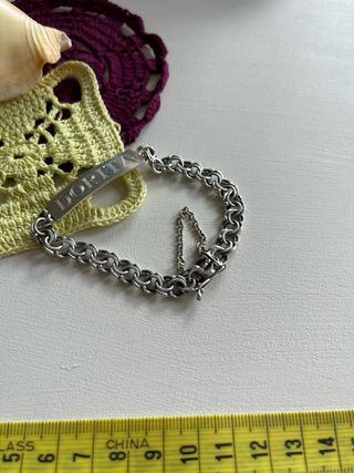 Pulsera Plata Grabada Dorita