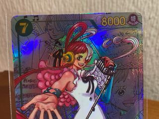 One piece Carta Uta Manga holográfica fandesign