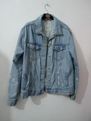 Chaqueta vaquera Tiffosi con cuello de pelo rosa