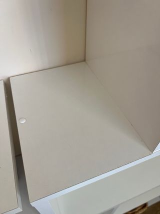 Estantería modular blanca estilo moderno