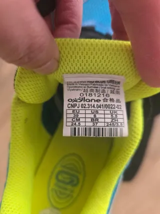 Zapatillas atletismo Kalenji niño/niña 39