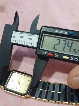 Reloj Rolex Mujer Cuarzo Negro Dorado