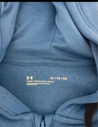 Sudadera Under Armour Azul Talla XL