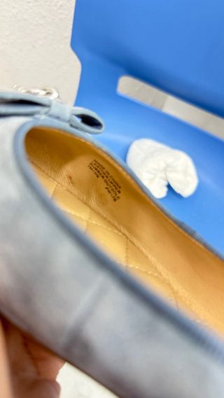 Michael Kors Bailarinas Piel Azul