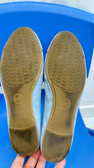 Michael Kors Bailarinas Piel Azul