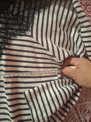 Jersey rayas mujer elegante negro y blanco