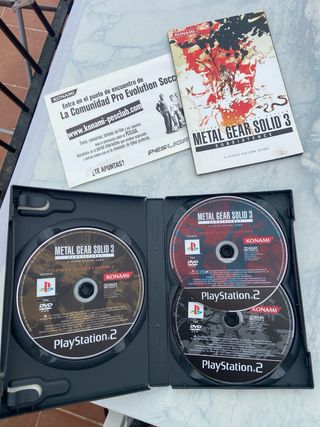 Metal Gear Solid 3: Subsistence (PS2) - 3 Discos