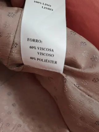 Chaqueta 100% Lino Yera (Talla 44) XL